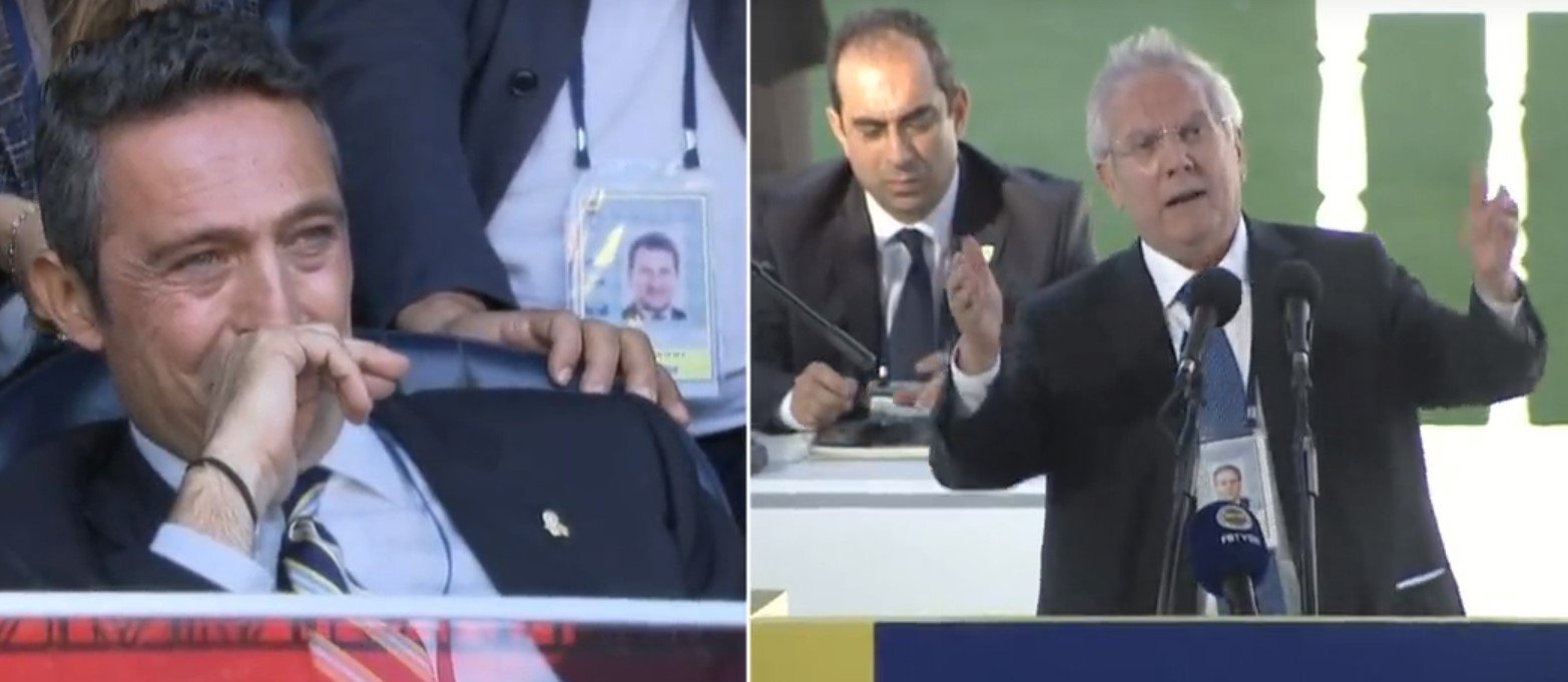 'Fenerbahçe kongresinde ortalık karıştı! Aziz Yıldırım ile Ali Koç...