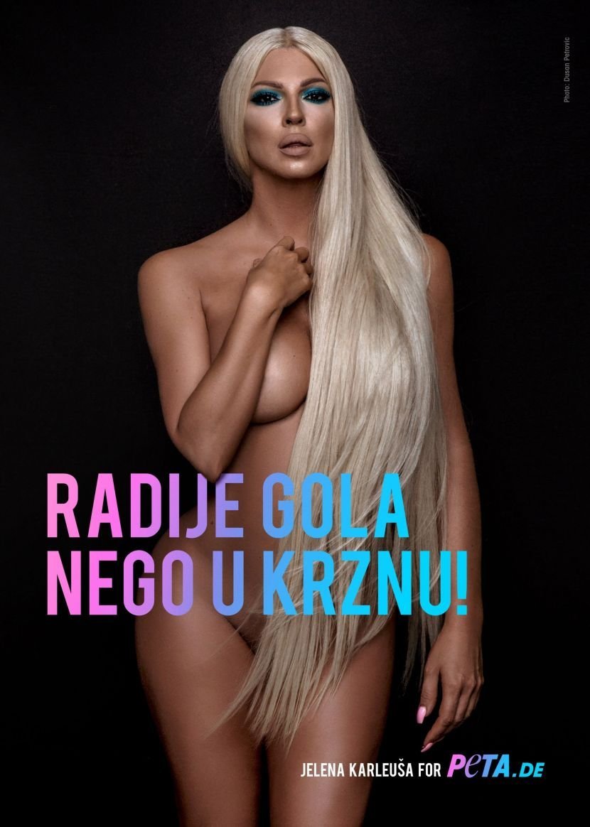 Jelena Karleusa çırılçıplak soyundu! İşte sebebi.