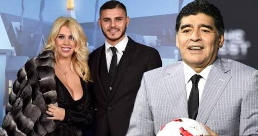 'Olay seks skandalı! Maradona ve İcardi'nin eşi...