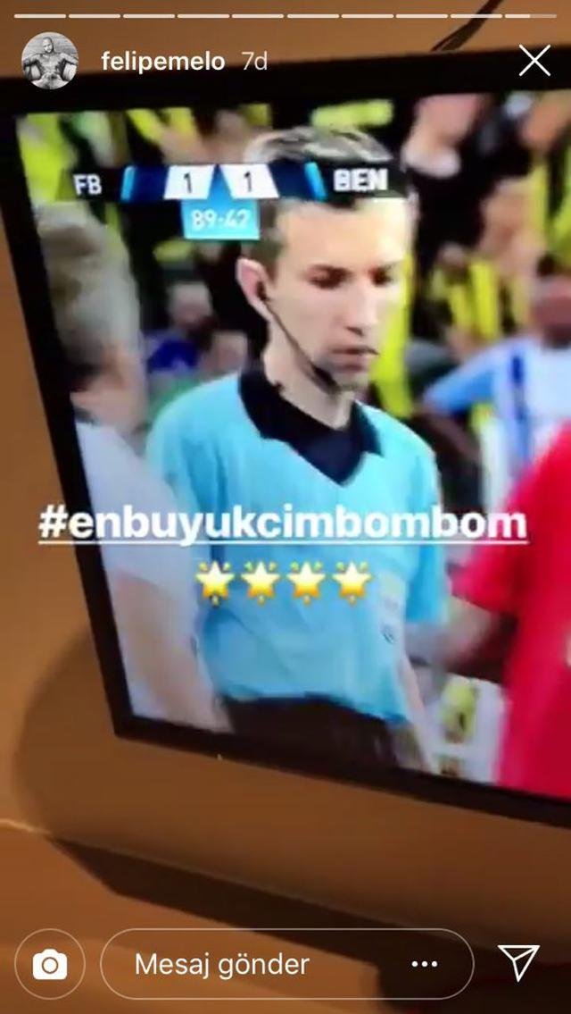 <h2>Felipe Melo’nun paylaşımı Fenerbahçelileri çıldırttı</h2>