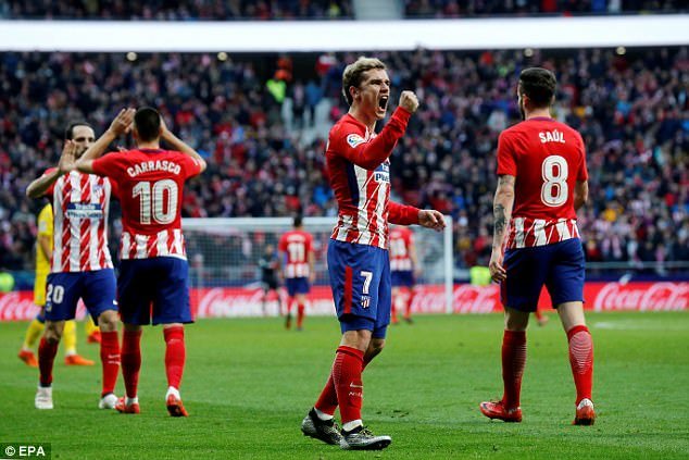 <h2>ATLETICO MADRID: 11.00 </h2>