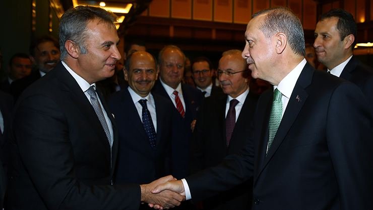 <h2>Cumhurbaşkanı Erdoğan Fikret Orman’ı kutladı</h2>