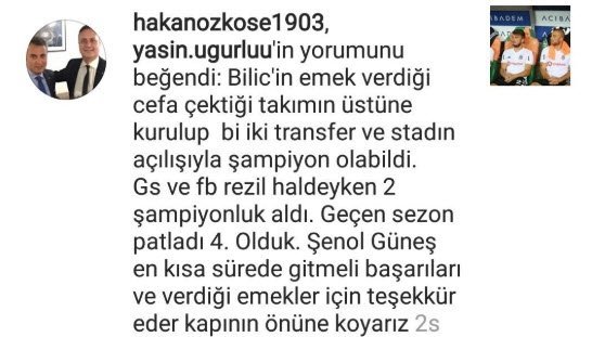 <h2>HAKAN ÖZKÖSE’NİN BEĞENDİĞİ PAYLAŞIM:</h2>