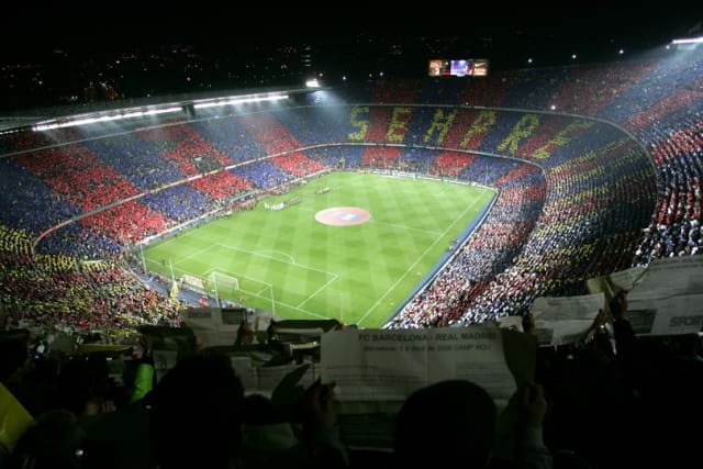 <h2>5  Camp Nou (F.C. Barcelona)</h2>