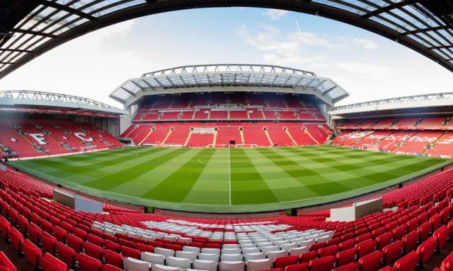 <h2>9  Anfield (Liverpool)</h2>