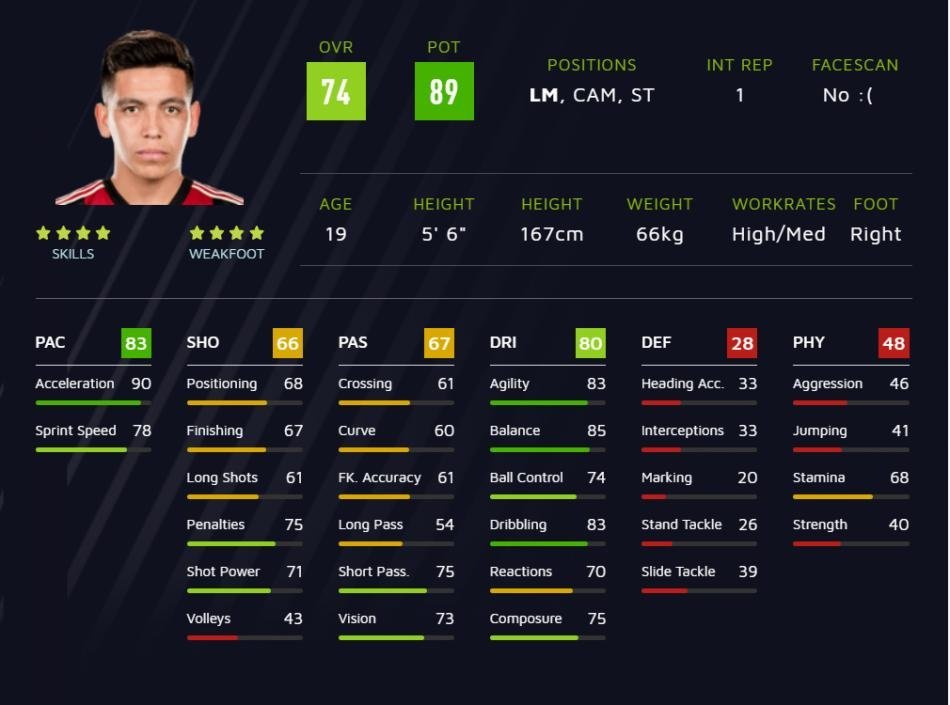 <h2>9 Ezequiel Barco OVR:74 POT:89</h2>