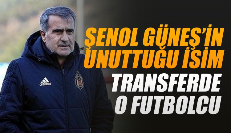 'Beşiktaş'ta flaş gelişme! Şenol Güneş'in unuttuğu transfer