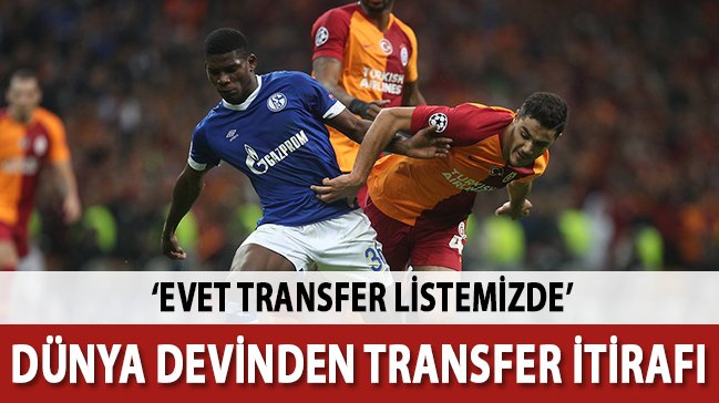 'Dünya devinden transfer itirafı! 