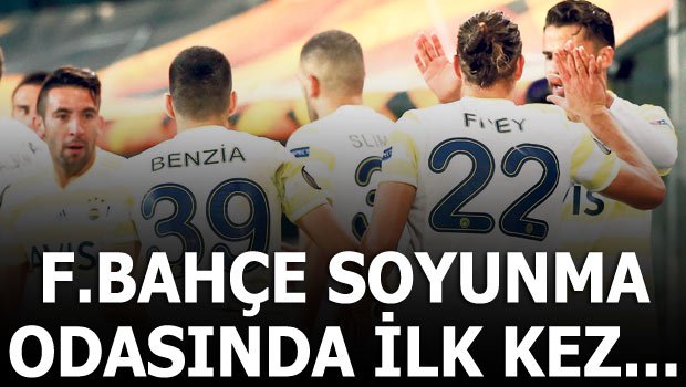 'Flaş! Fenerbahçe soyunma odasında ilk kez!