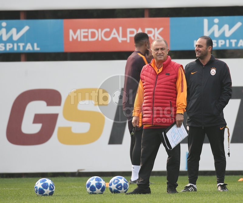 'Galatasaray antrenmanında herkesin dikkatini çeken kare