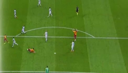 'Galatasaray maçında herkesin konuştuğu o an