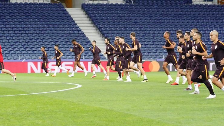 <h2>Galatasaray’da Eren Derdiyok ve Selçuk İnan son çalışmada yer aldı</h2>