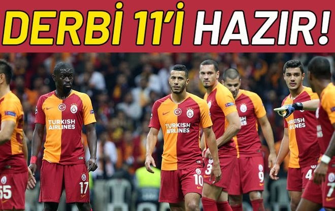 'Galatasaray'ın derbi 11'i! Herkes merak ediyordu, karar verildi