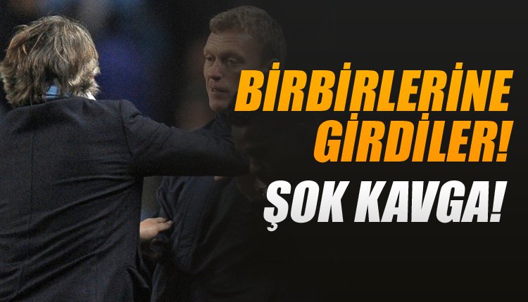 'Maç sırasında şok kavga! Birbirlerine girdiler!