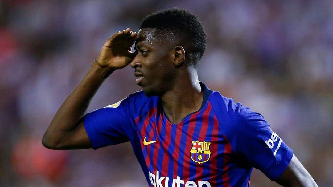 <h2>Ousmane Dembele OVR:82 POT:91</h2>