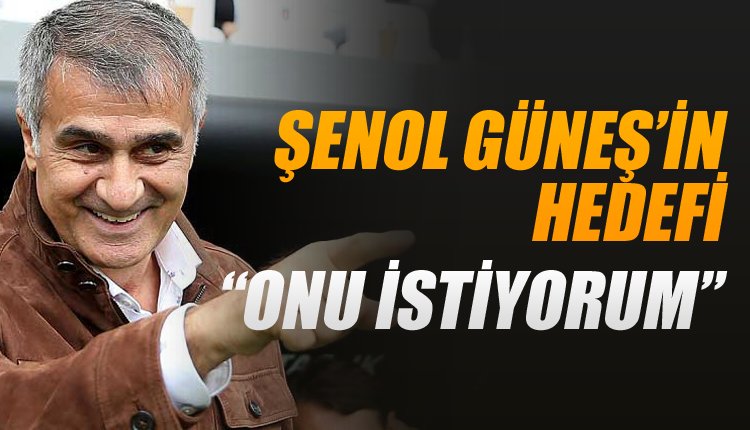 'Şenol Güneş hedefini belirledi! İşte transferdeki gözdesi