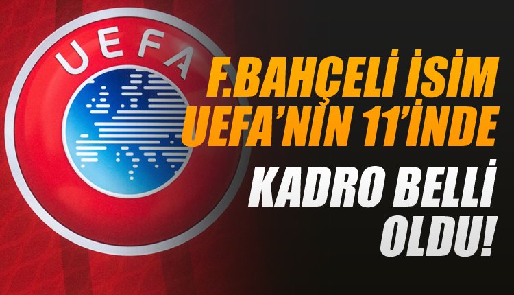 'UEFA Avrupa Ligi'nde haftanın 11'i! Fenerbahçe'den 1 isim