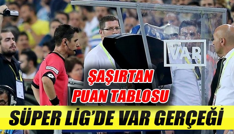 'VAR olmasaydı Süper Lig'de puan durumu nasıl olurdu?