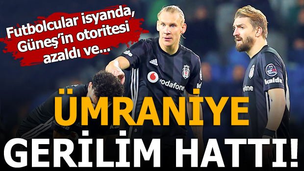 'Beşiktaş'ta gerilim hattı! Şenol Güneş ve futbolcular...