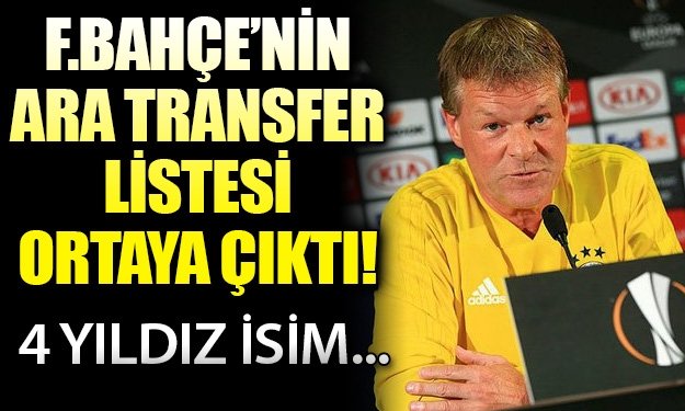 'Fenerbahçe'de stopere 4 aday! İşte o listedeki isimler