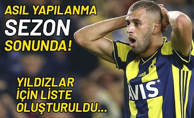 'Fenerbahçe'de yıldızlar için flaş liste! Sezon sonunda operasyon