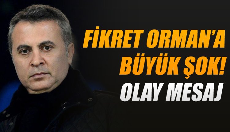 'Flaş! Fikret Orman için olay yaratan paylaşım