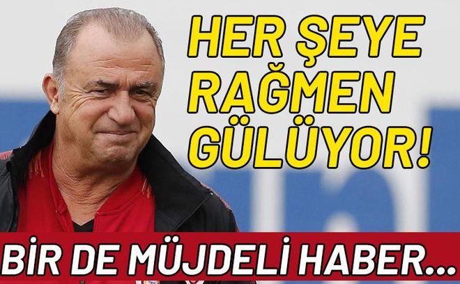 'Galatasaray'da Fatih Terim'in yüzünü güldüren haber!