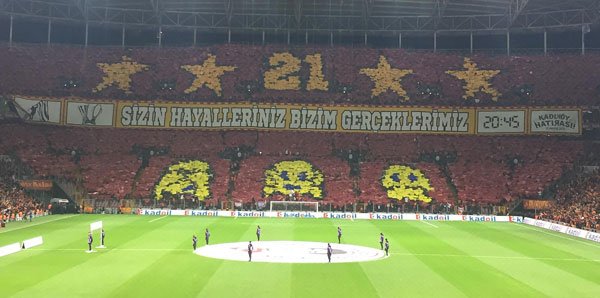 <h2>Galatasaray’dan muhteşem Fatih Terim koreografisi</h2>