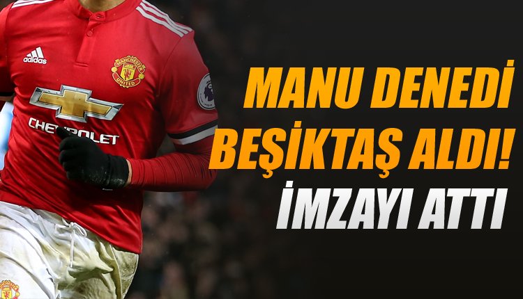'Manchester United'ın denediği oyuncu Beşiktaş'ta!