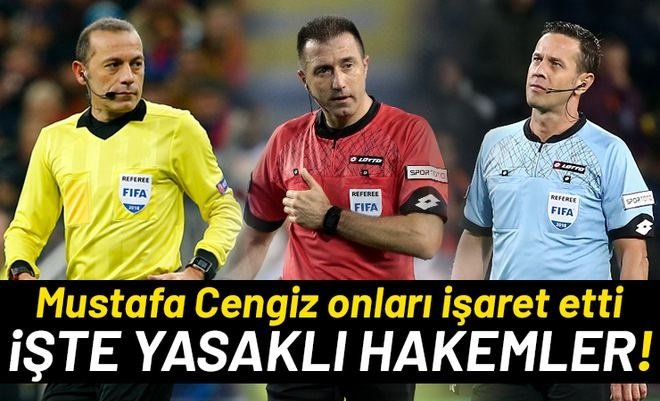 'Süper Lig'de yasaklı olan hakemler