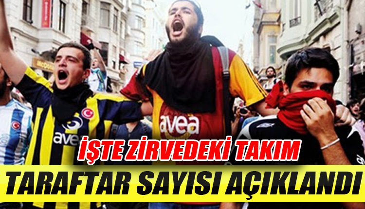 'Ve flaş rapor açıklandı! İşte taraftarı en çok maça giden takım