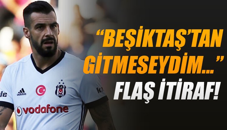 'Ve Negredo'dan flaş itiraf! 