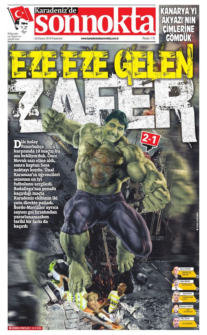 <h2>YEREL BASINDA MANŞETLER</h2>