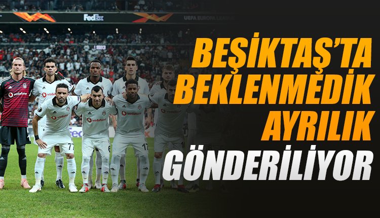'Beşiktaş'ta beklenmedik ayrılık... Devre arası gönderiliyor!