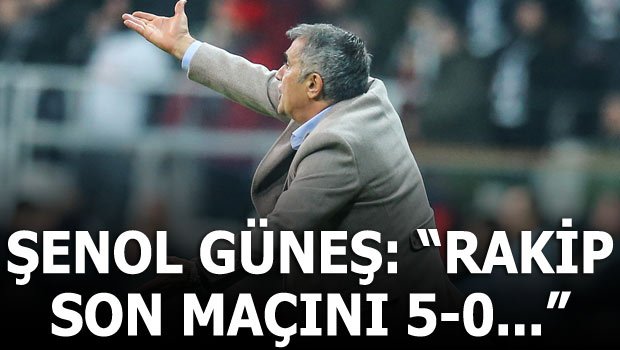 'Beşiktaş'ta Şenol Güneş'ten kritik çağrı; 