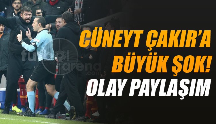 'Cüneyt Çakır'a derbi sonrası şok! 