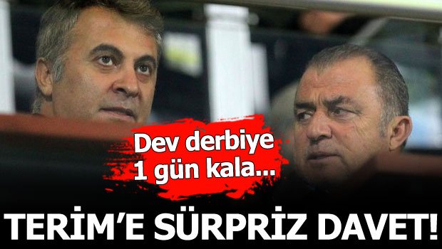 'Fikret Orman'dan Fatih Terim sürprizi! Derbiye 1 gün kala...