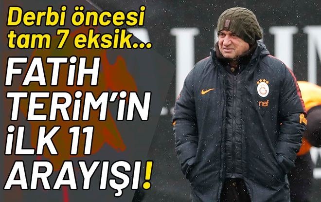 'Galatasaray'da sürpriz karar! Fatih Terim'in 11'i...
