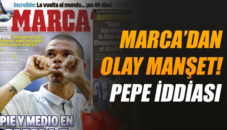 'Pepe ayrılırken öyle bir şey yaptı ki! İspanyol basınından flaş iddia