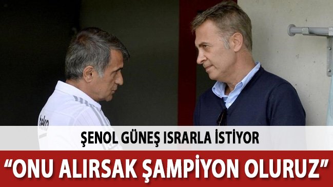 'Şenol Güneş açıkladı; 