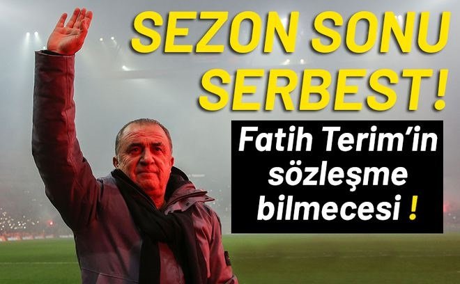 'Ve Fatih Terim sezon sonunda serbest! Herkes bunu konuşuyor