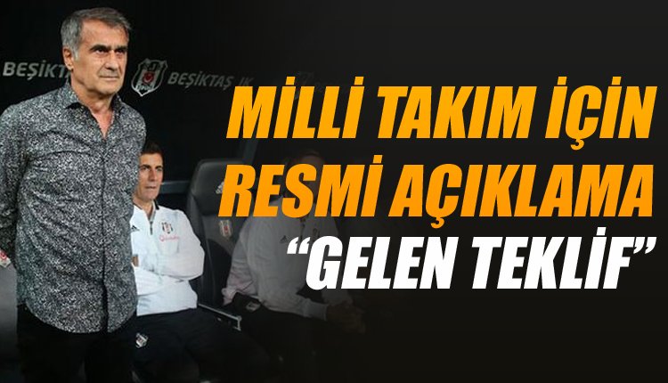 'Ve Şenol Güneş'ten Milli Takım için sürpriz itiraf!