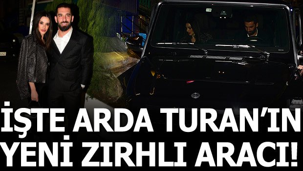 'Arda Turan'ın aracını görenler inanamadı