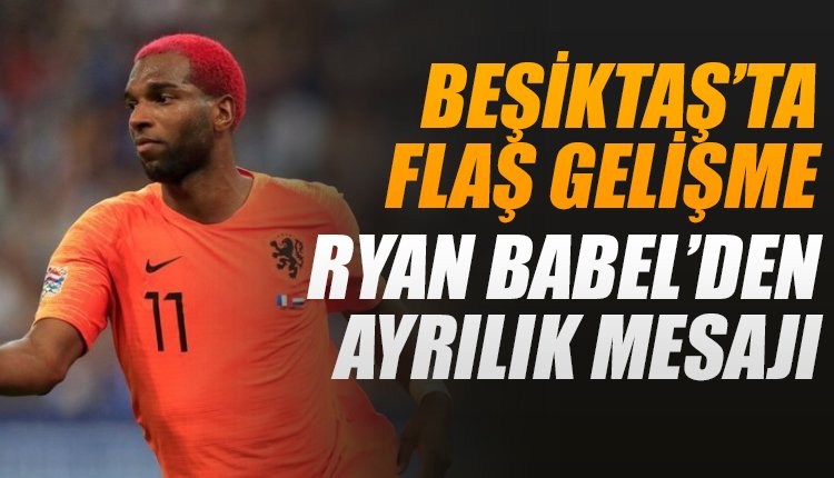 'Babel transfer anlaşmasına vardı! Son paylaşımı ile mesaj verdi