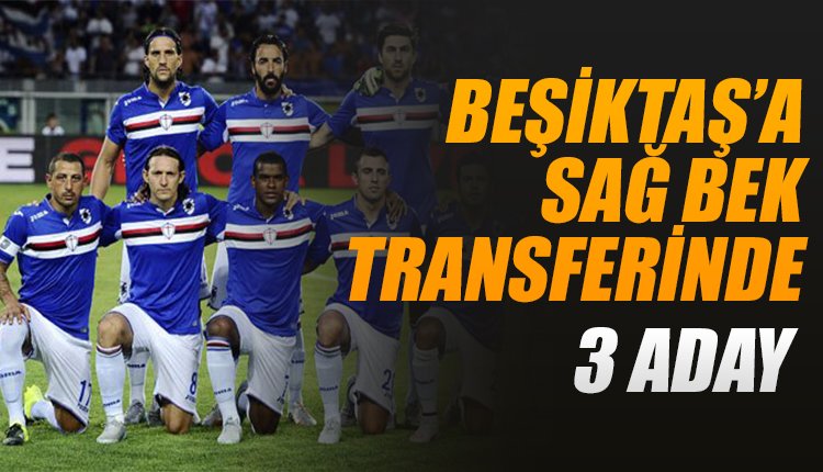 'Beşiktaş'ta sağ beke 3 aday! Serdal Adalı transferi bitiriyor