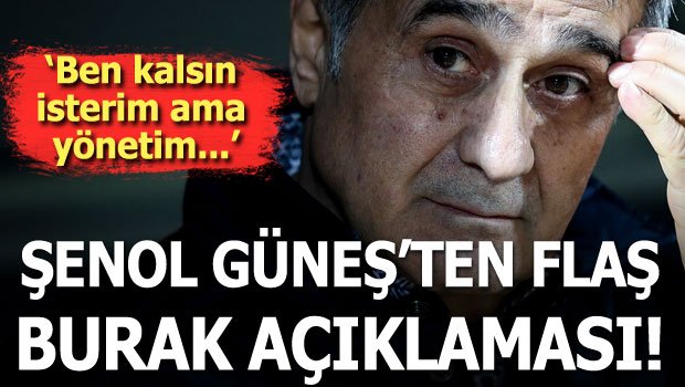 'Şenol Güneş transferleri açıkladı! 