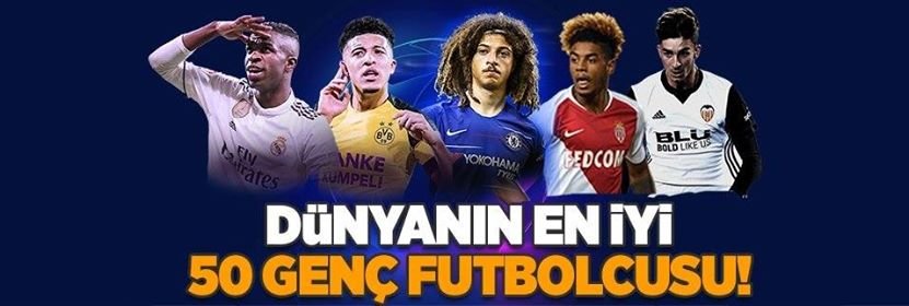 'Dünyanın en iyi 50 genç futbolcusu belli oldu
