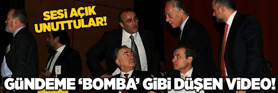 'Galatasaray'da gündeme 'bomba' gibi düşen video