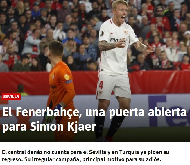 <h2>Simon Kjaer, Fenerbahçe’ye transfer olacak mı?</h2>