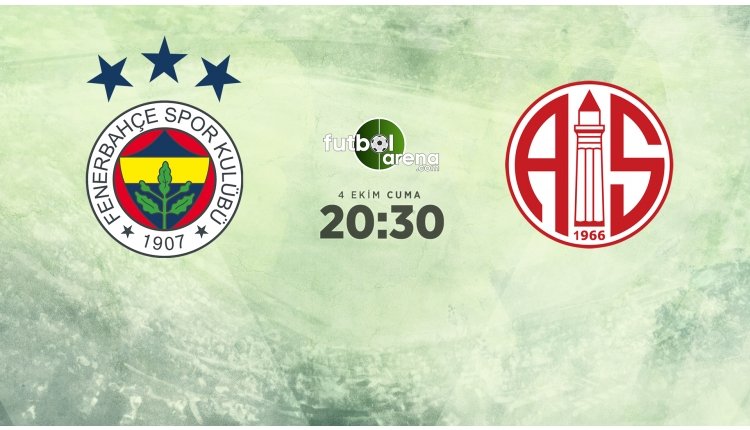 <h2>Fenerbahçe - Antalyaspor maçı muhtemel ilk 11’leri</h2>